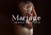 Séance mariage en studio